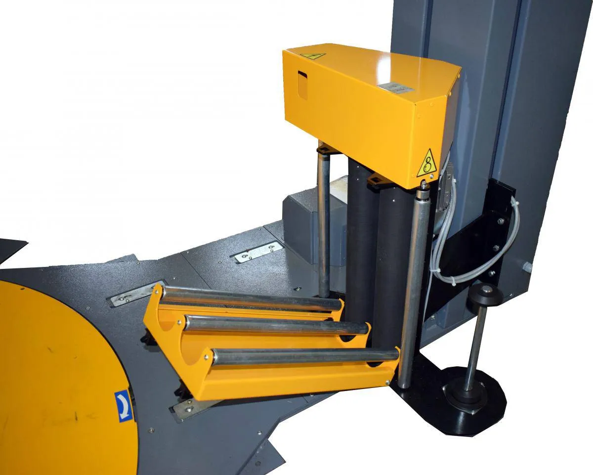 Model 1200UL Semi-Automatic Ultra-Low Pallet Stretch Wrap Machine