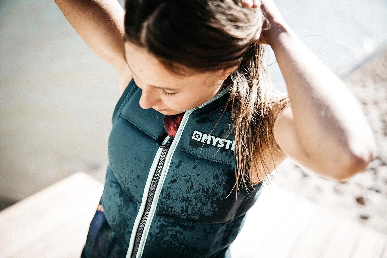 Mystic Diva Impact Vest Fzip Kite Women