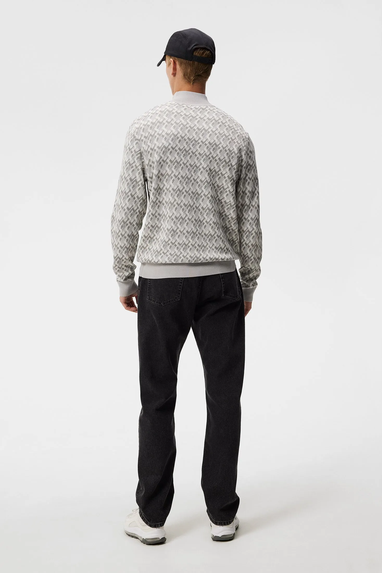 Nate Knitted Sweater / JL Micro Bridge Grey