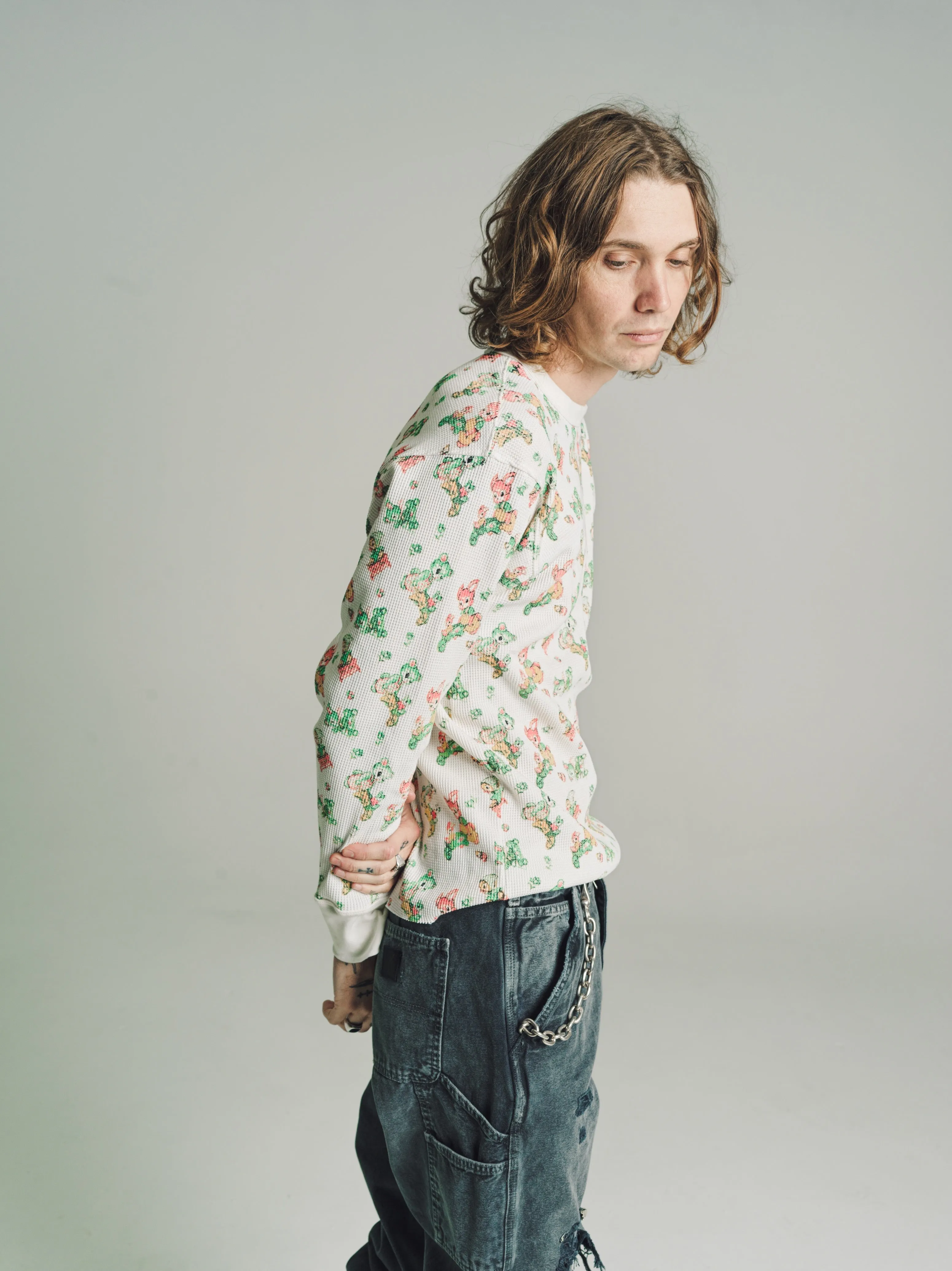 Natural & Multi Nosebleeds/Bruises Thermal Longsleeve