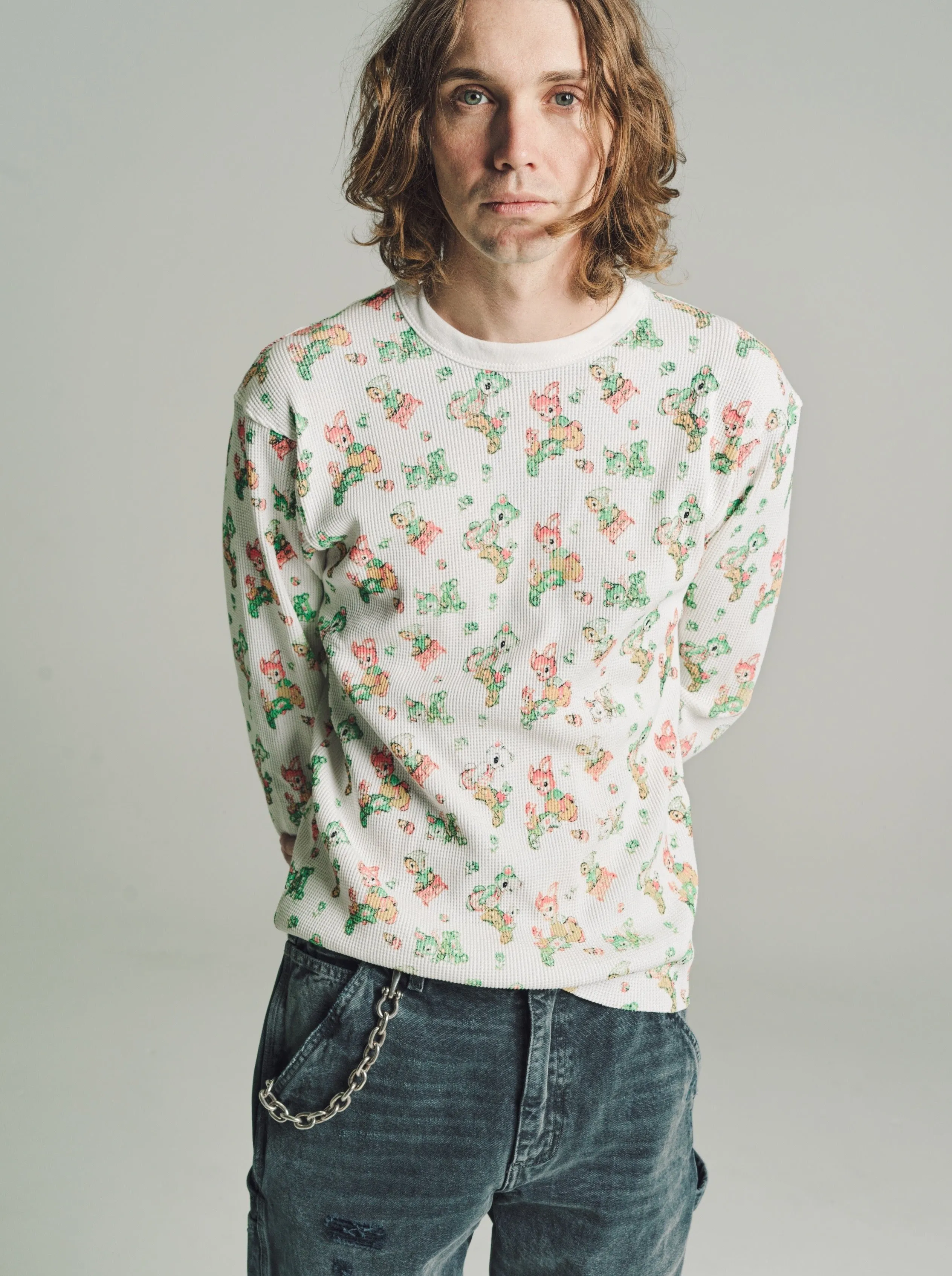 Natural & Multi Nosebleeds/Bruises Thermal Longsleeve