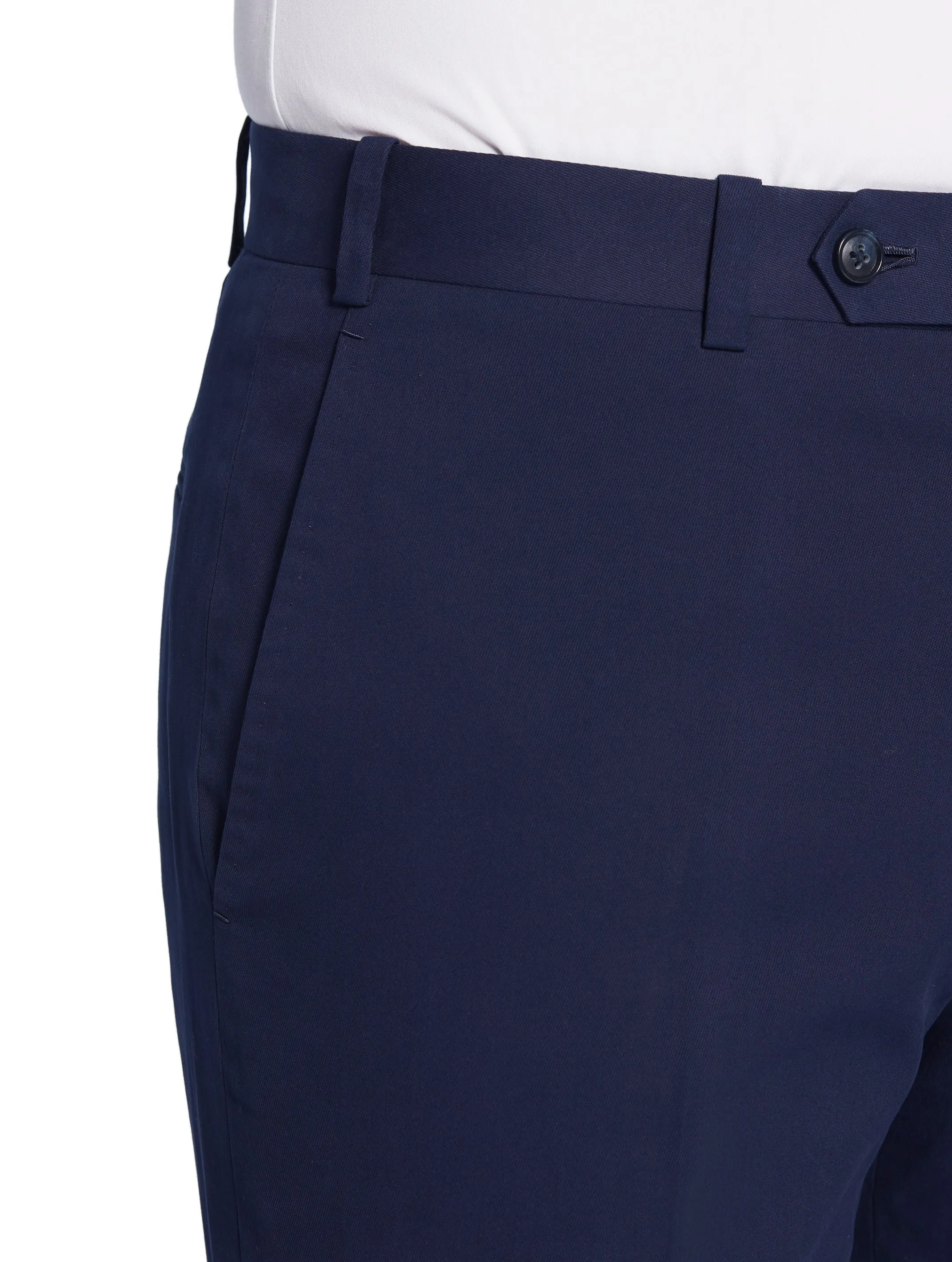 Navy Cotton Twill Trousers - Model 08 (SLIM)