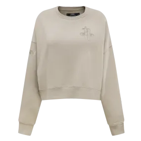 NBA HOUSTON ROCKETS NEUTRAL WOMEN'S CREWNECK (TAUPE)