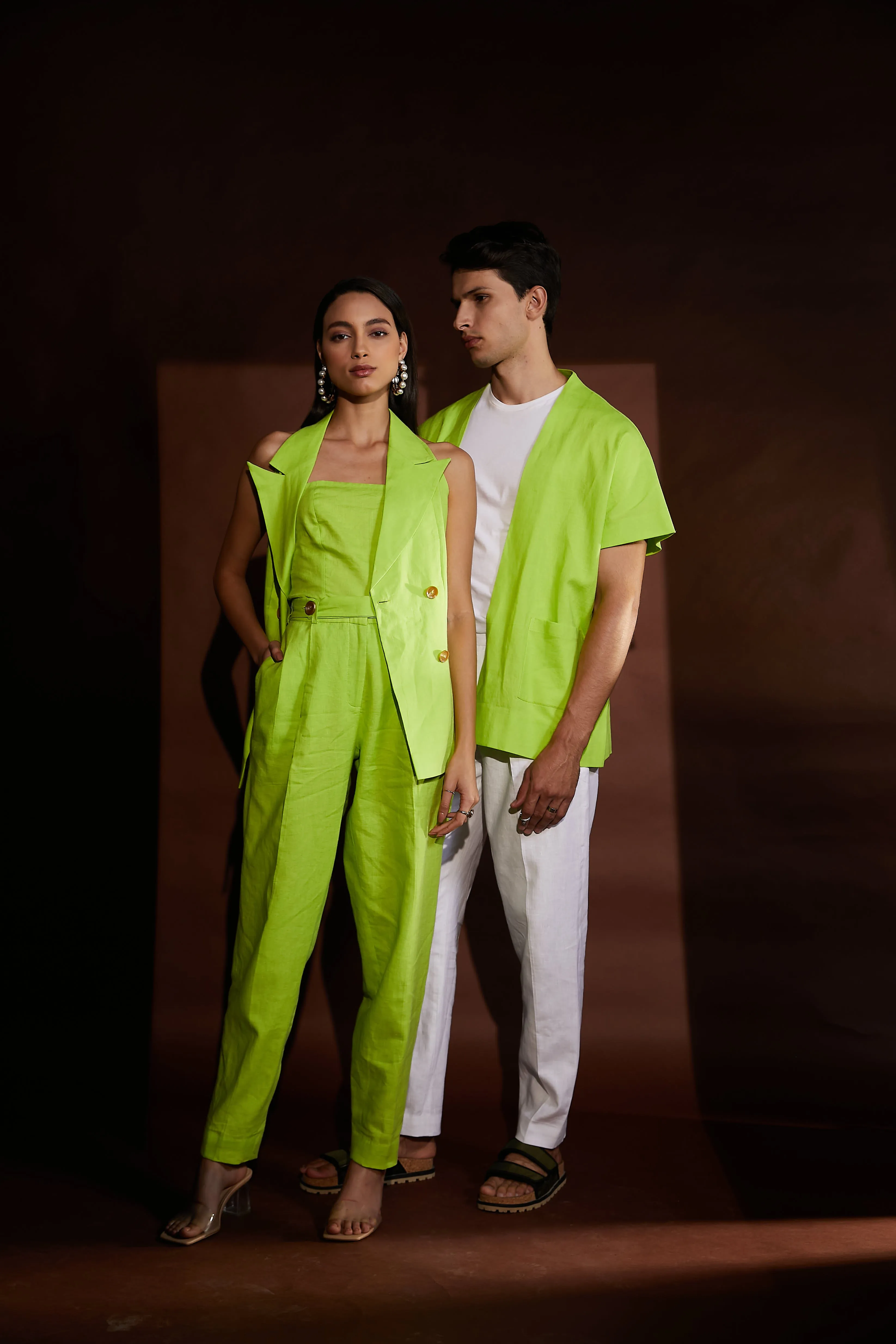 Neon Linen Cape cord set