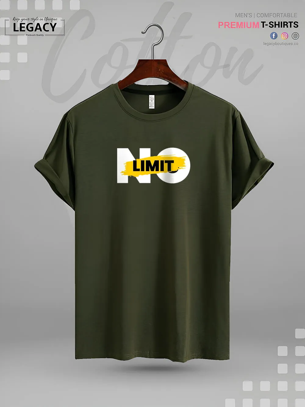 No Limit High Quality In Cheapest Price Men's Tshirt