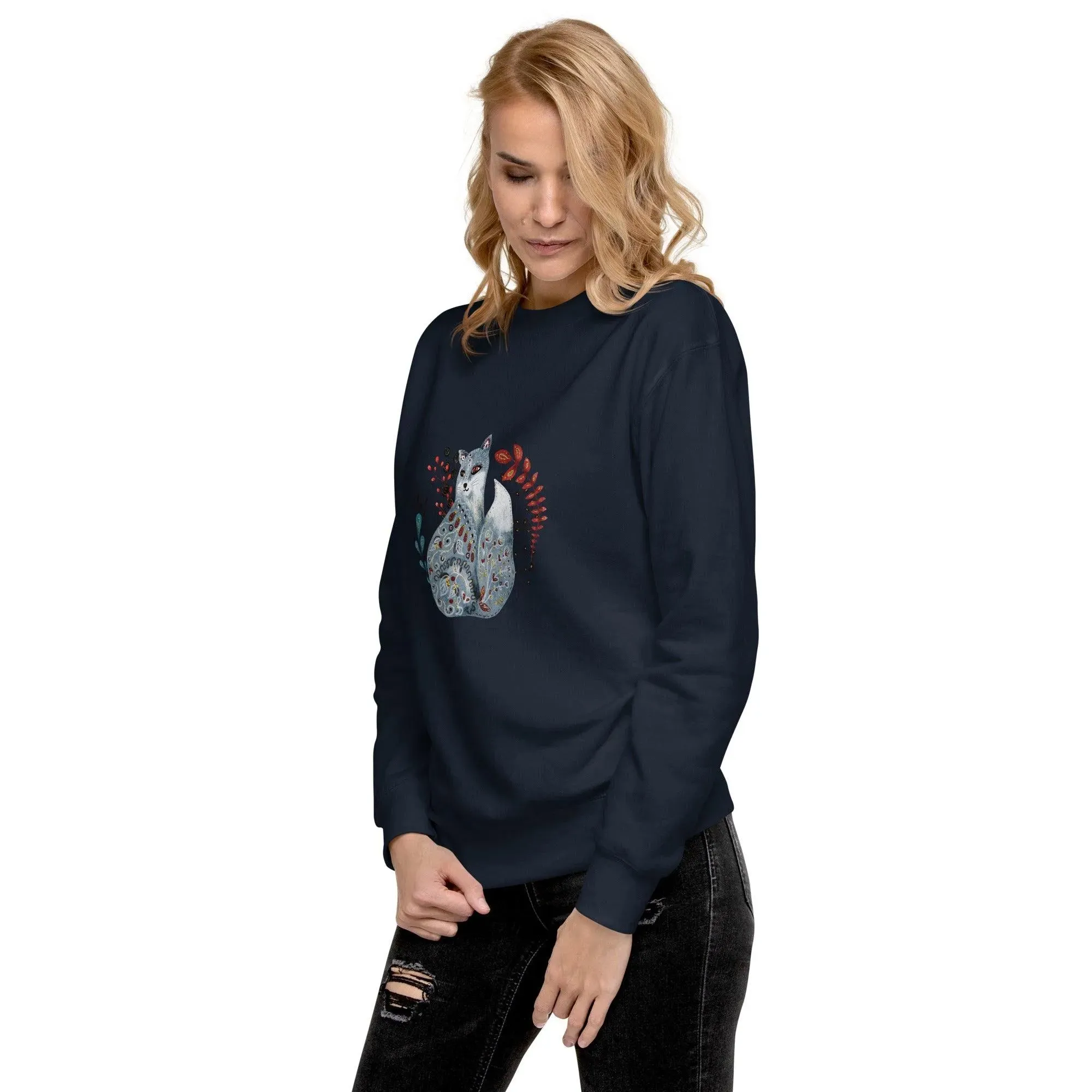 Nordic Winter Sweatshirt - Fox