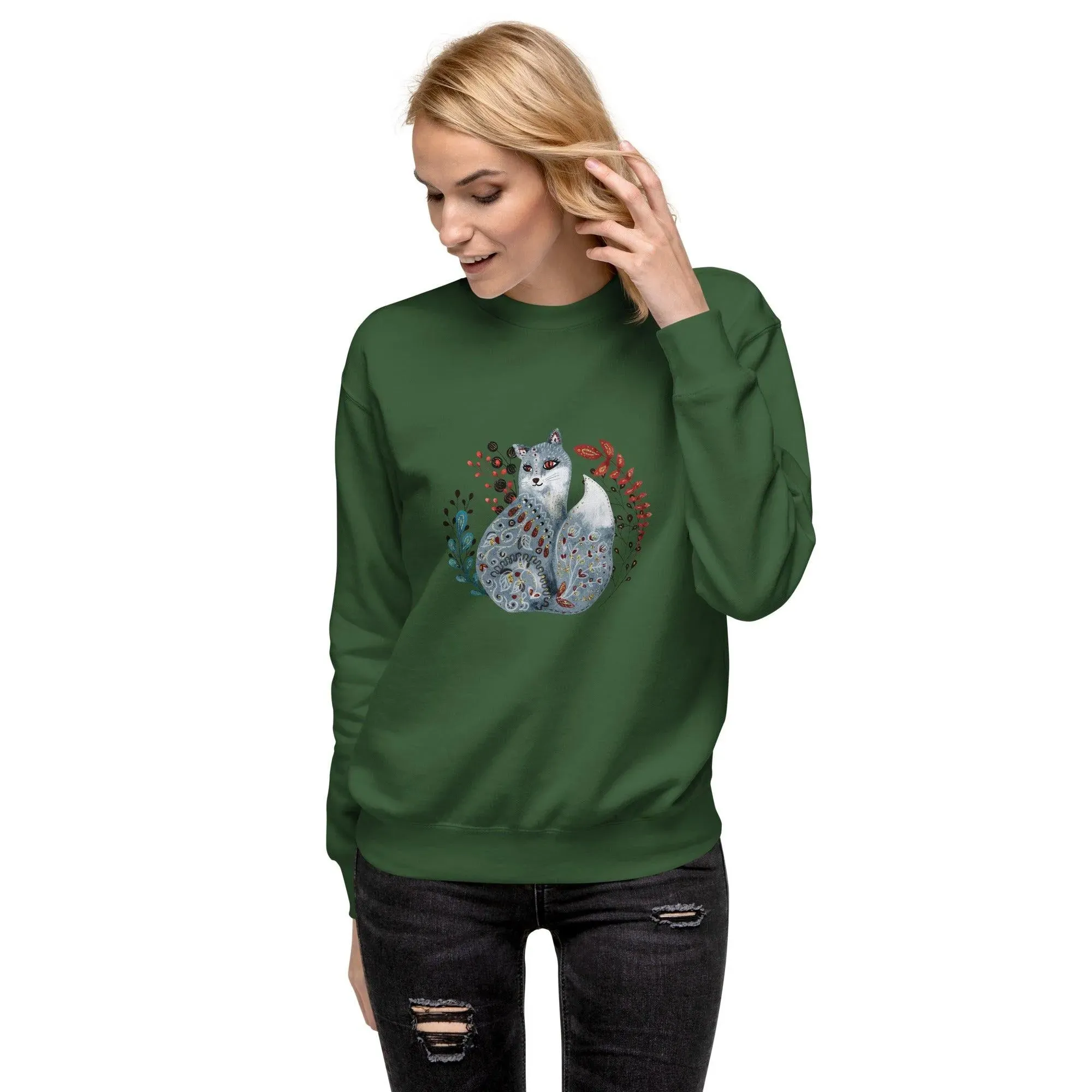 Nordic Winter Sweatshirt - Fox