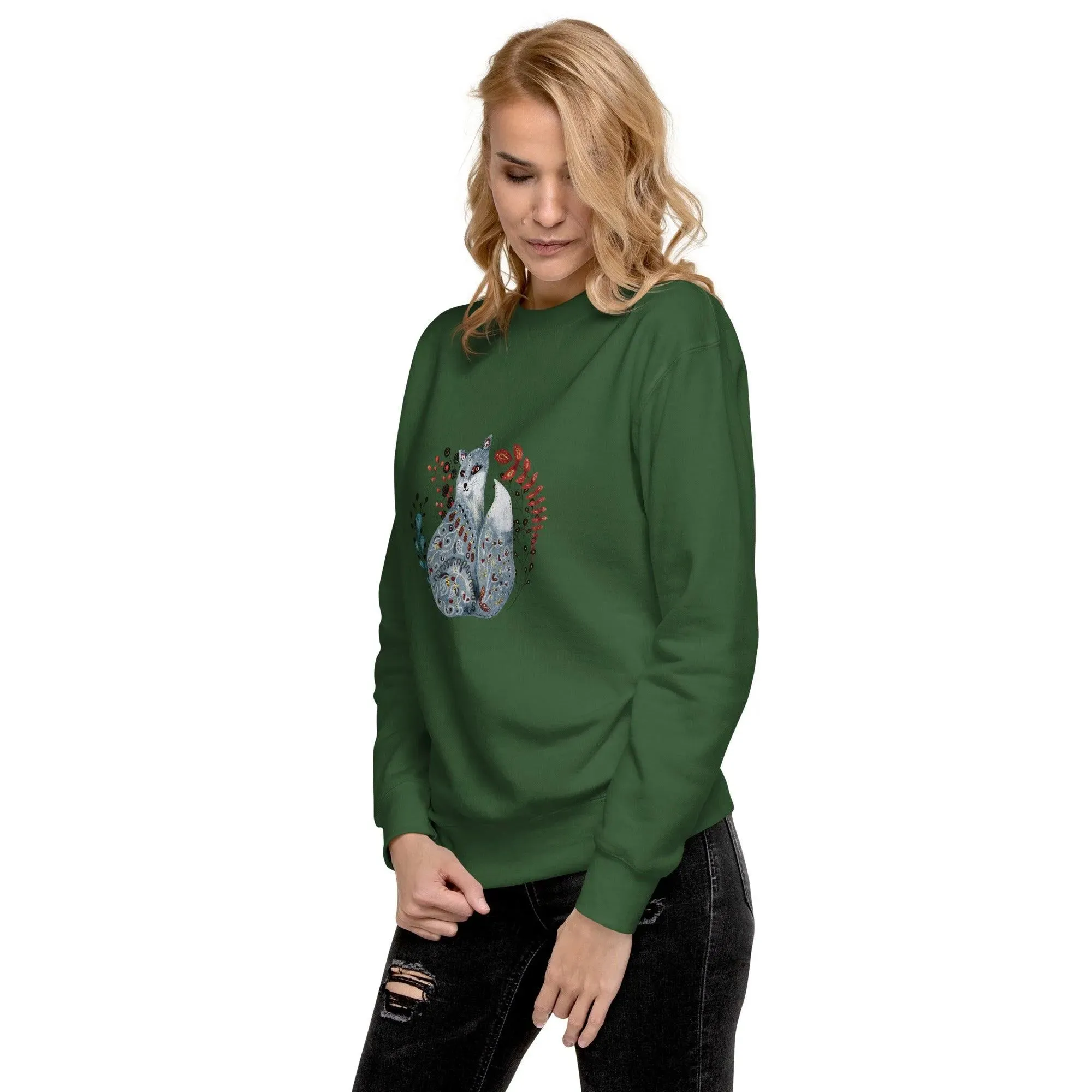 Nordic Winter Sweatshirt - Fox