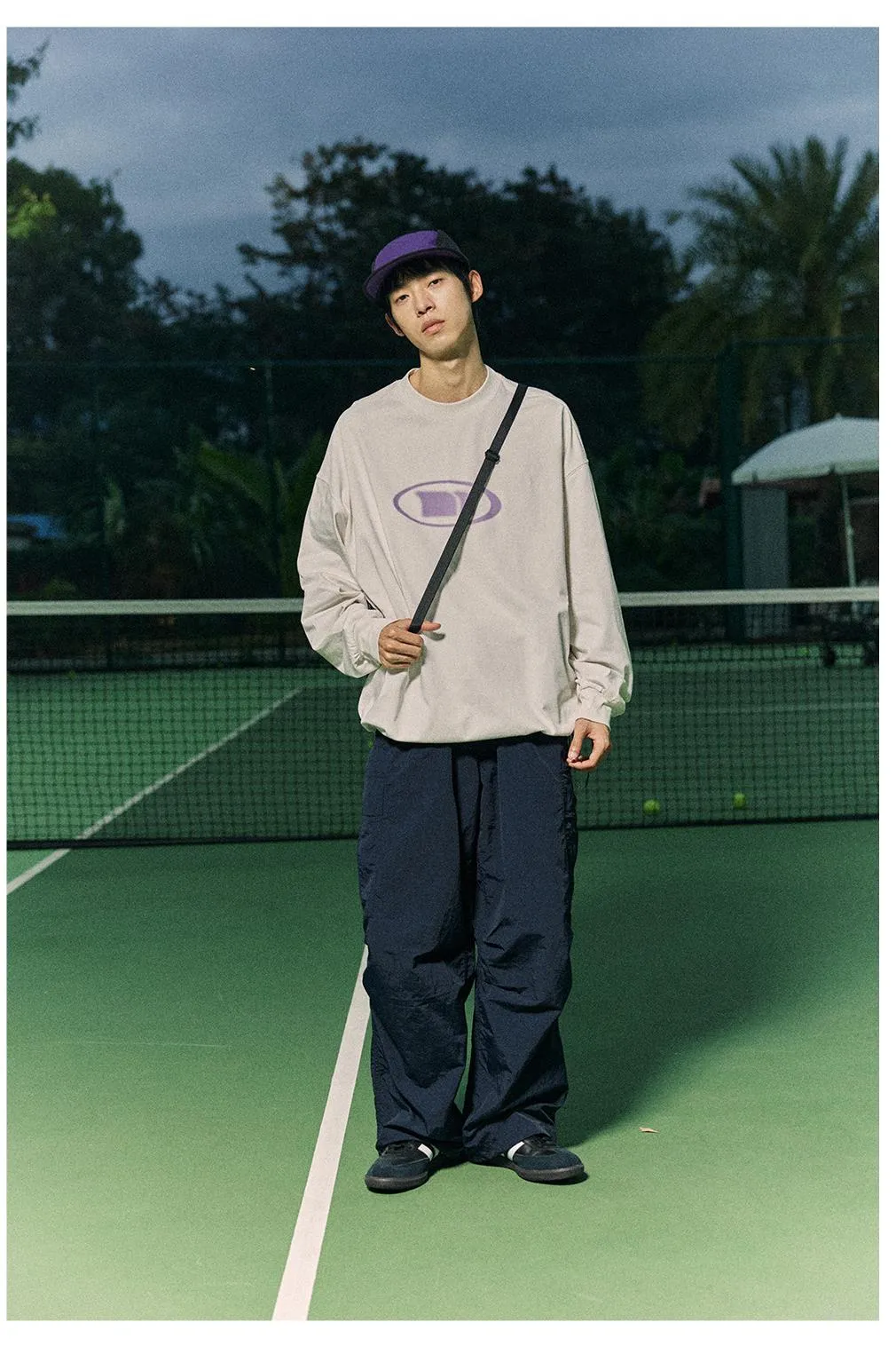 NORYBRAND ドローストリングヘムロングスリーブTシャツ NGA002