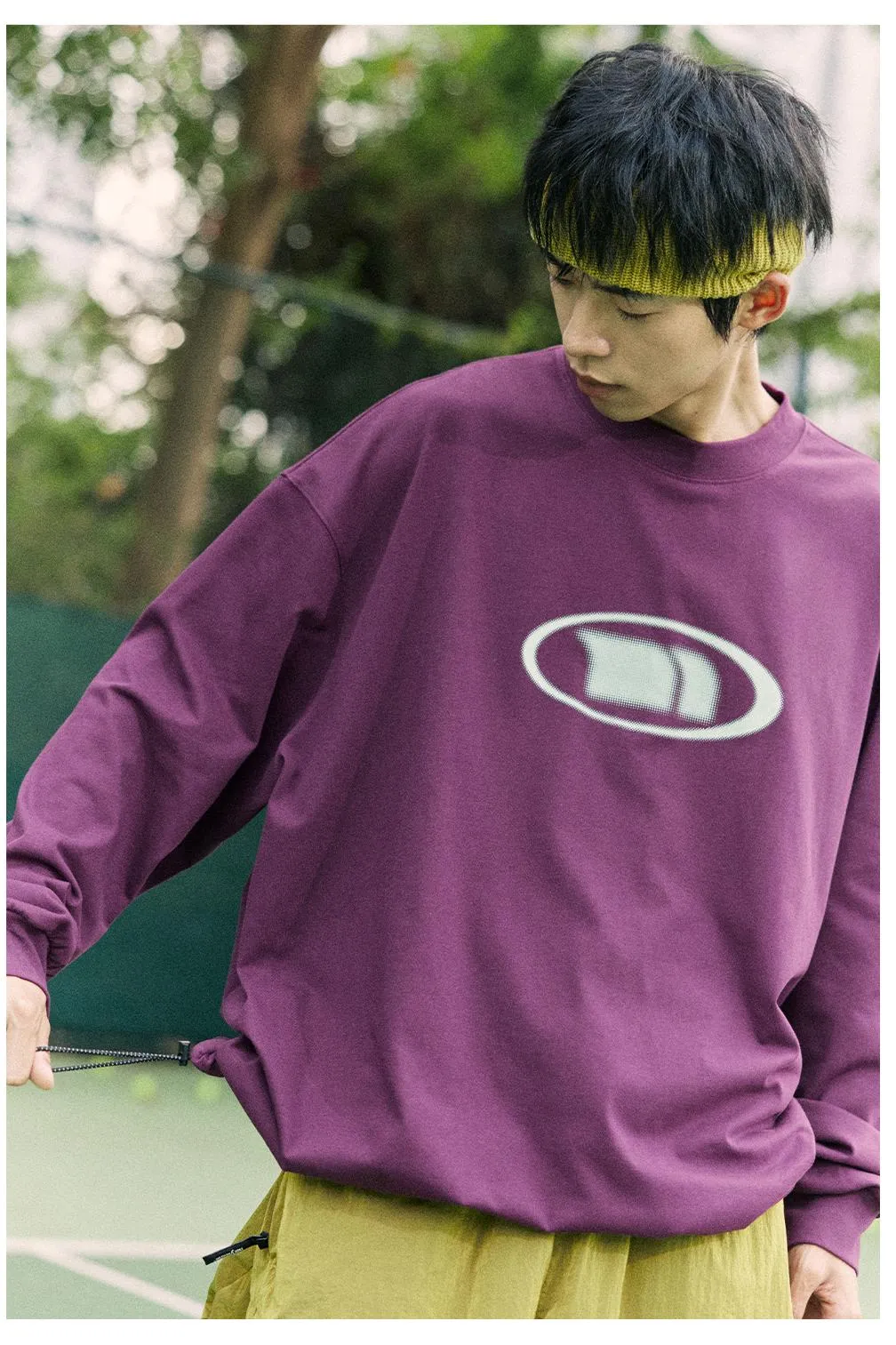 NORYBRAND ドローストリングヘムロングスリーブTシャツ NGA002