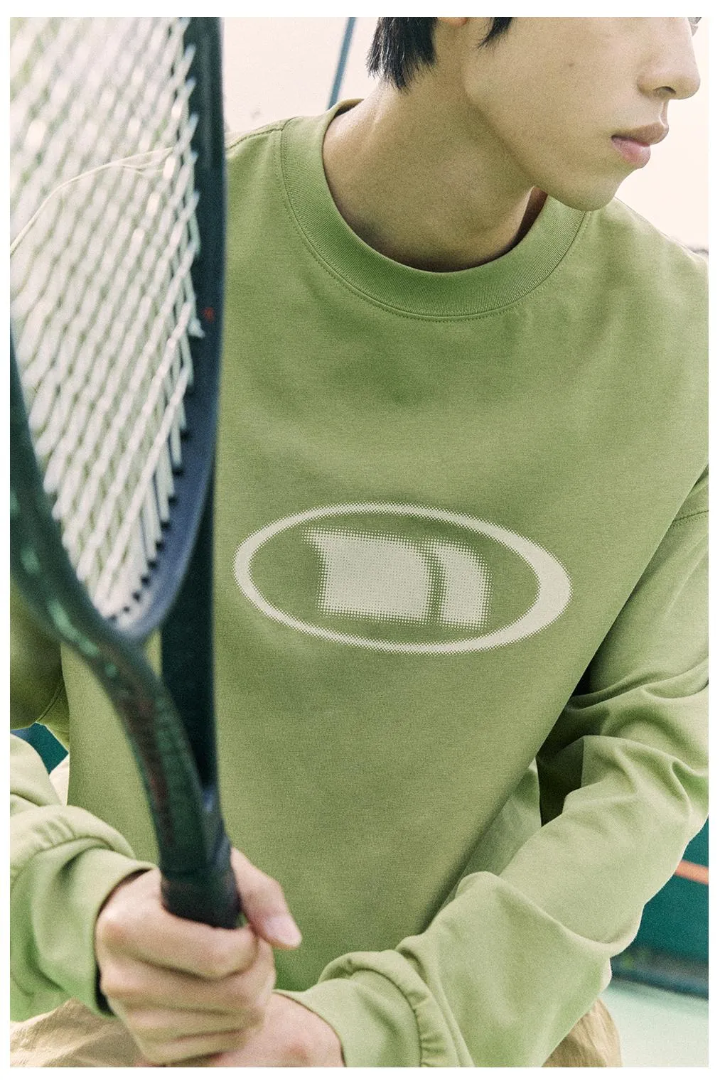 NORYBRAND ドローストリングヘムロングスリーブTシャツ NGA002