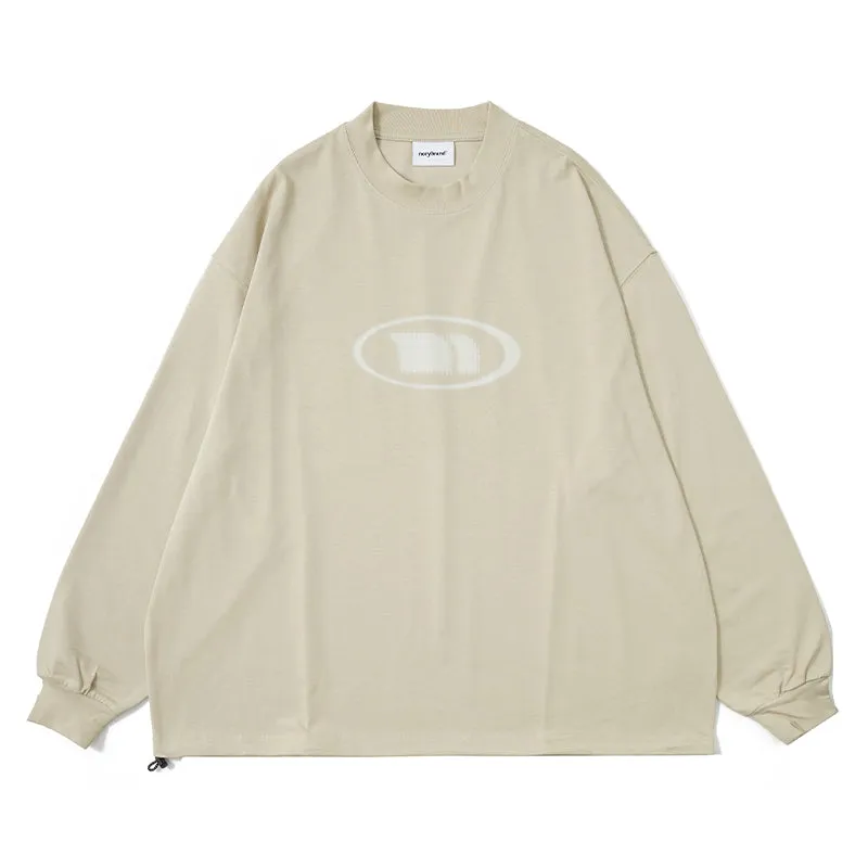 NORYBRAND ドローストリングヘムロングスリーブTシャツ NGA002