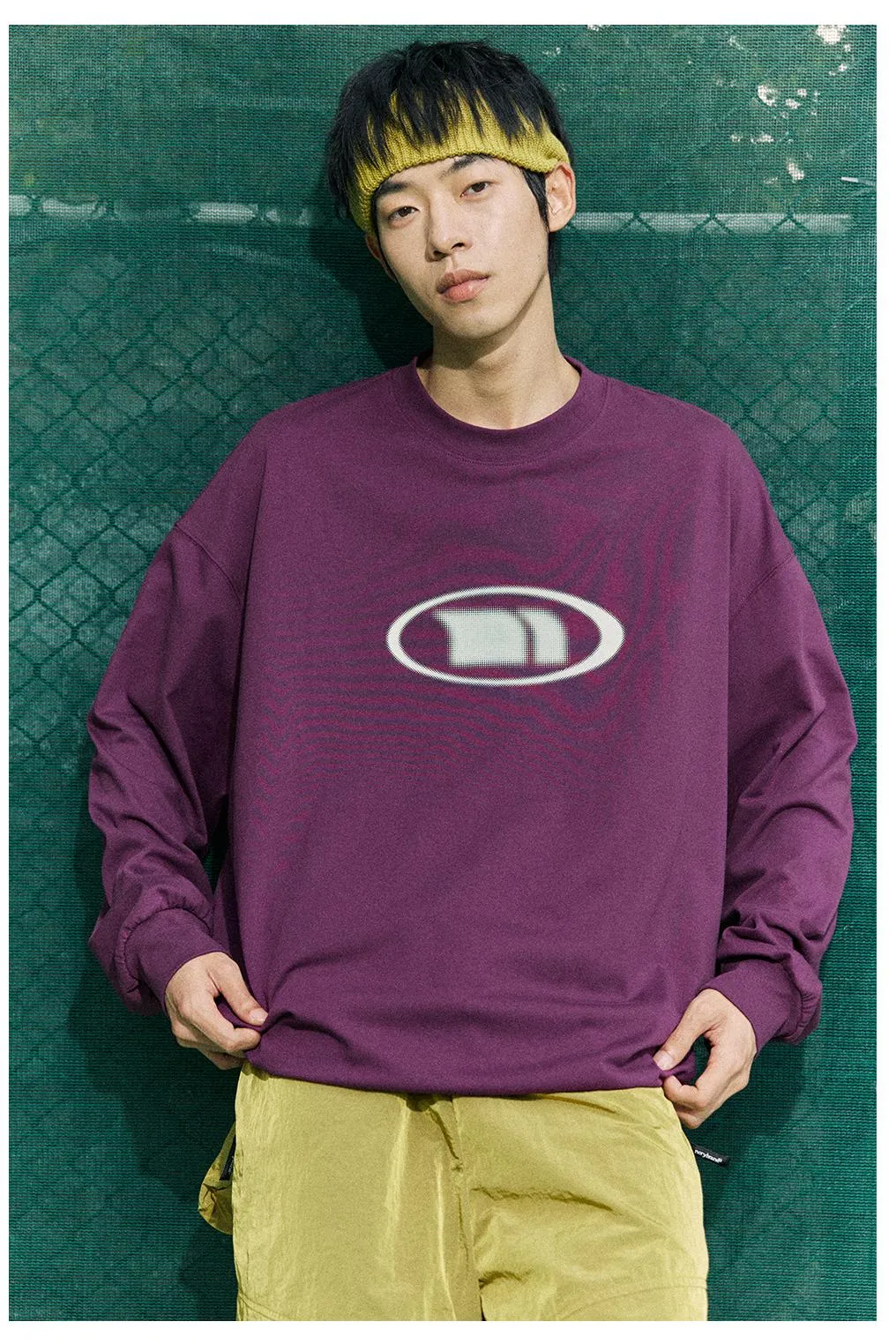 NORYBRAND ドローストリングヘムロングスリーブTシャツ NGA002