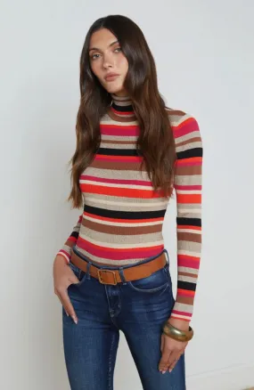 Olene Stripe Turtleneck