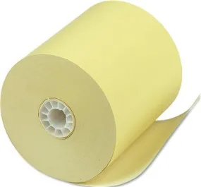 One-Ply Thermal Cash Register/Point Of Sale Roll' 3-1/8 In. X 230 Ft' Canary' 50/Ct