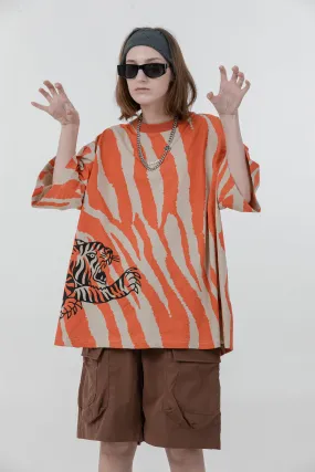 ORANGE TIGER tee