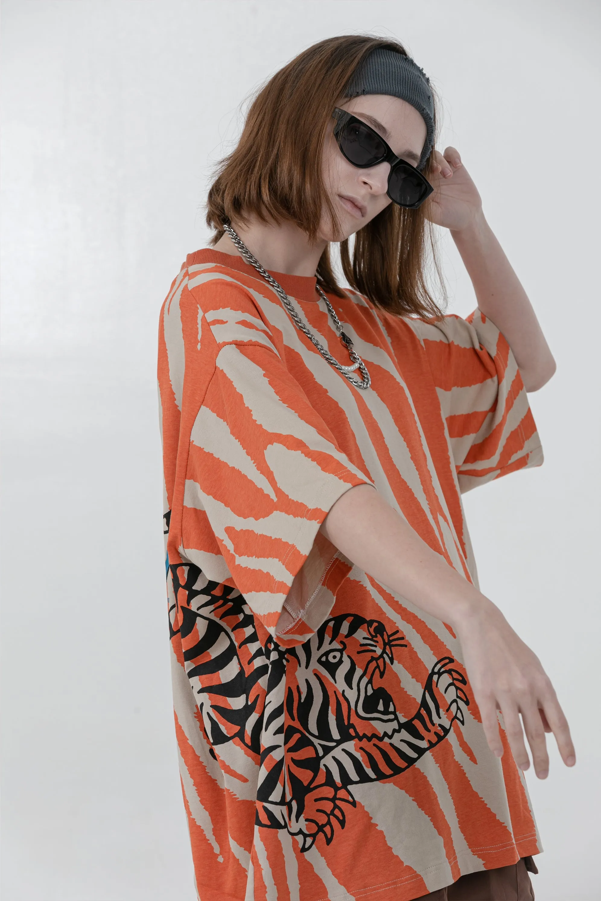 ORANGE TIGER tee