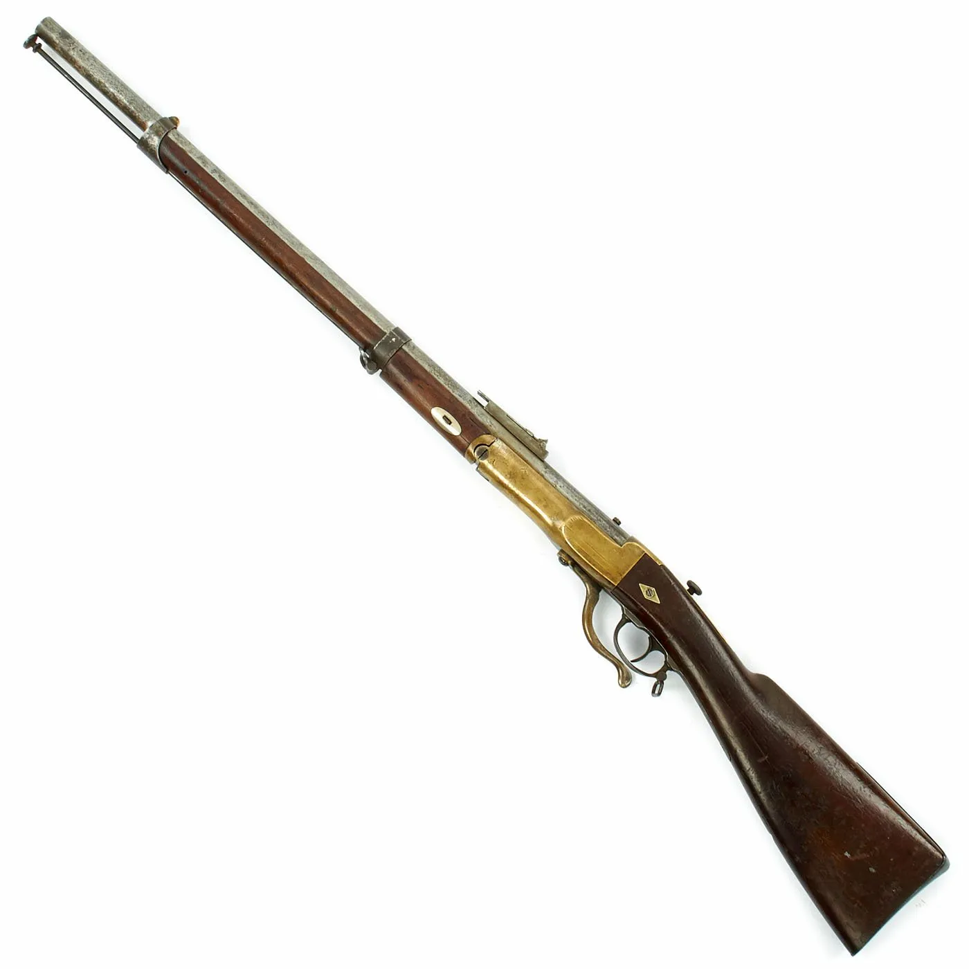Original 19th Century Early Experimental Breech Loader - Smooth Bore with Rifled Barrel Insert