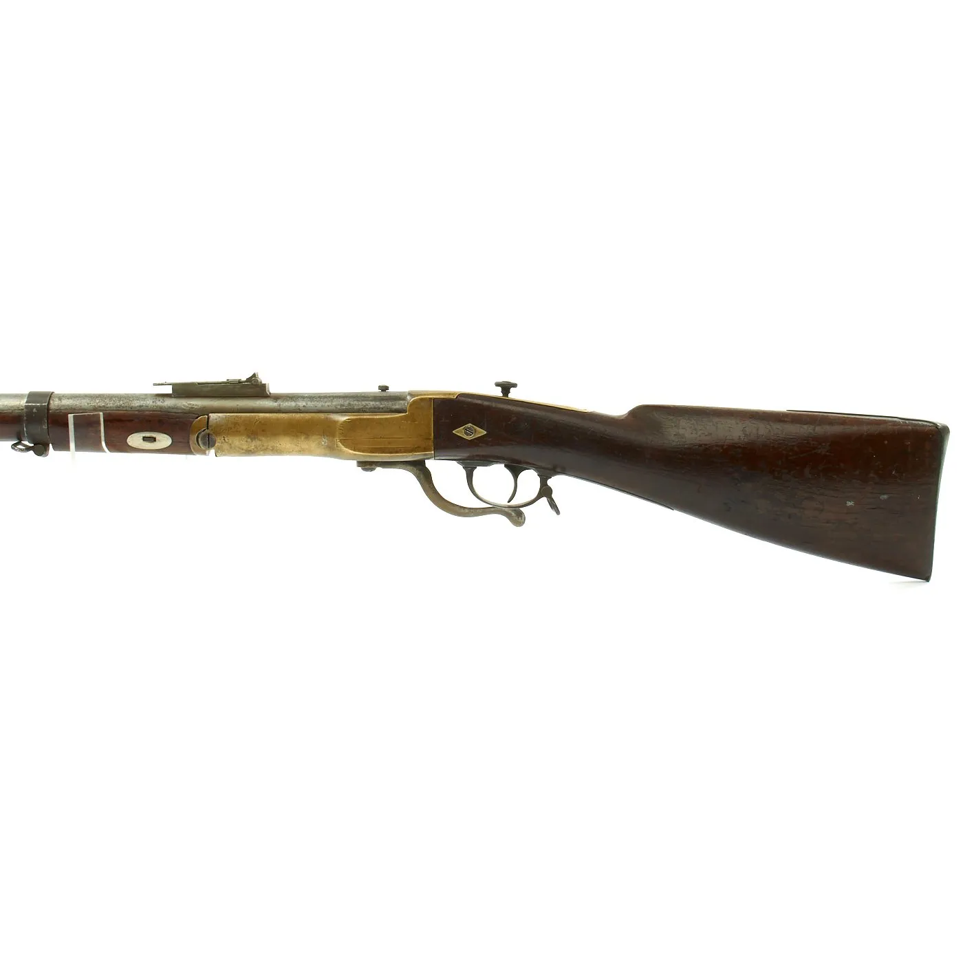 Original 19th Century Early Experimental Breech Loader - Smooth Bore with Rifled Barrel Insert