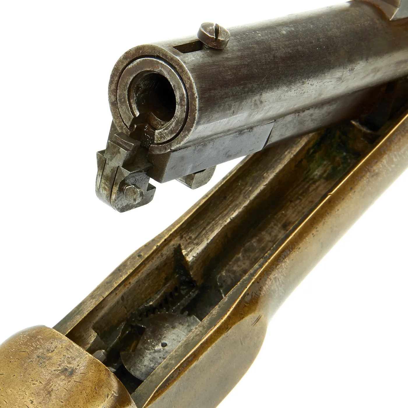 Original 19th Century Early Experimental Breech Loader - Smooth Bore with Rifled Barrel Insert