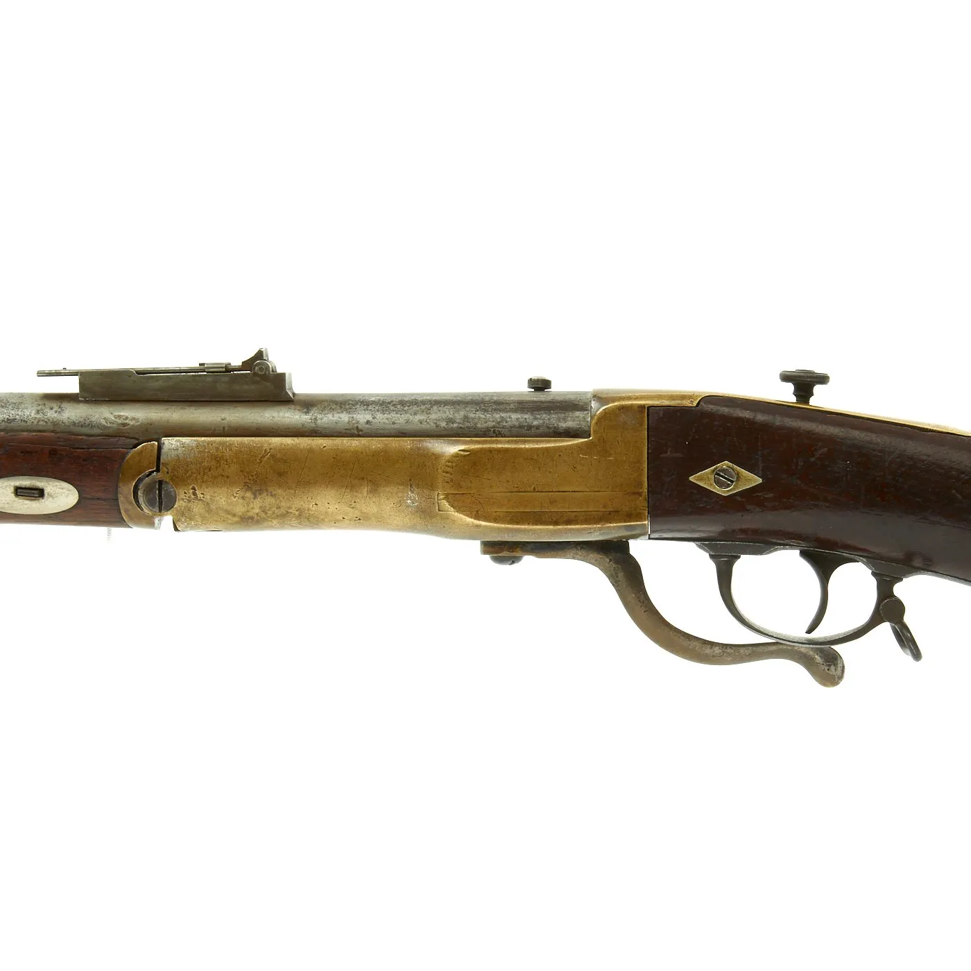 Original 19th Century Early Experimental Breech Loader - Smooth Bore with Rifled Barrel Insert