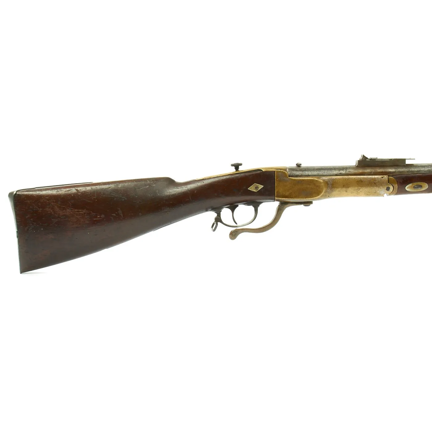 Original 19th Century Early Experimental Breech Loader - Smooth Bore with Rifled Barrel Insert
