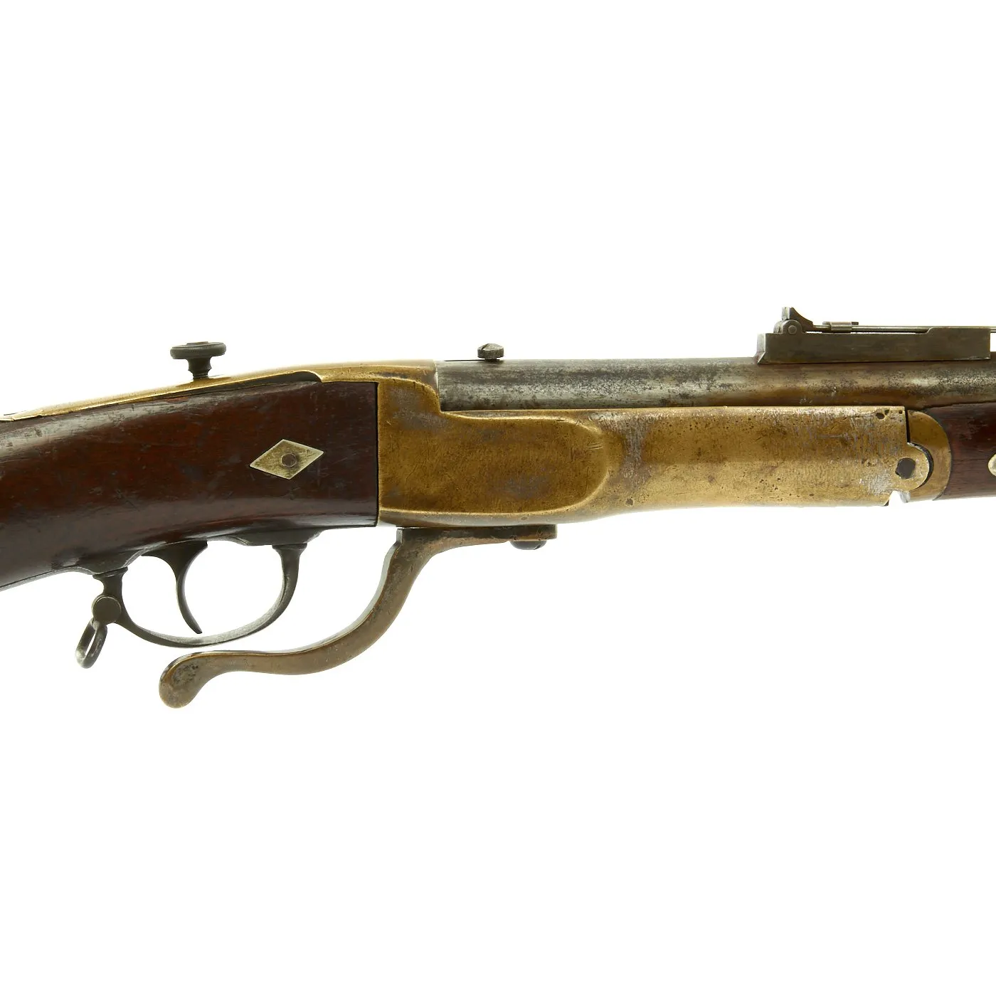 Original 19th Century Early Experimental Breech Loader - Smooth Bore with Rifled Barrel Insert