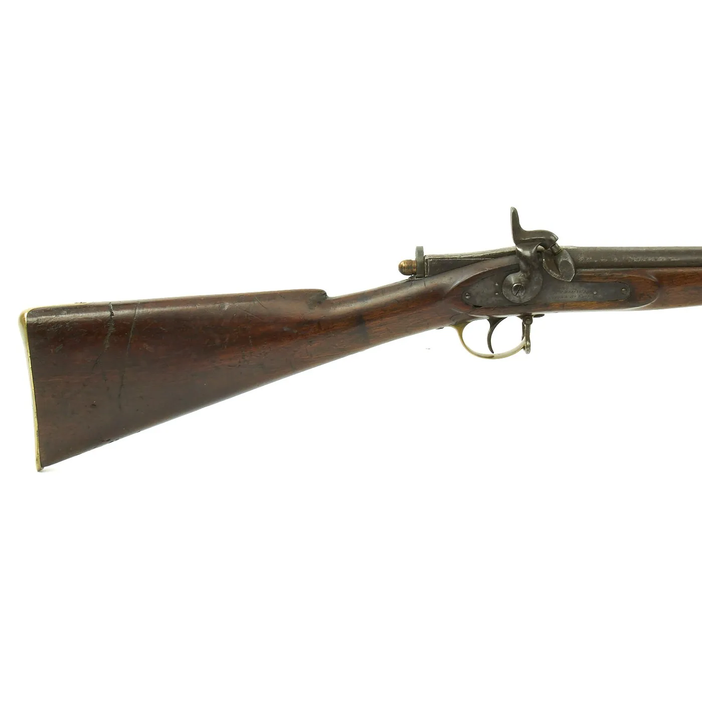 Original British Experimental Green Brother's Patent .577 Breech Loading Carbine by E.M. Reilly c. 1864
