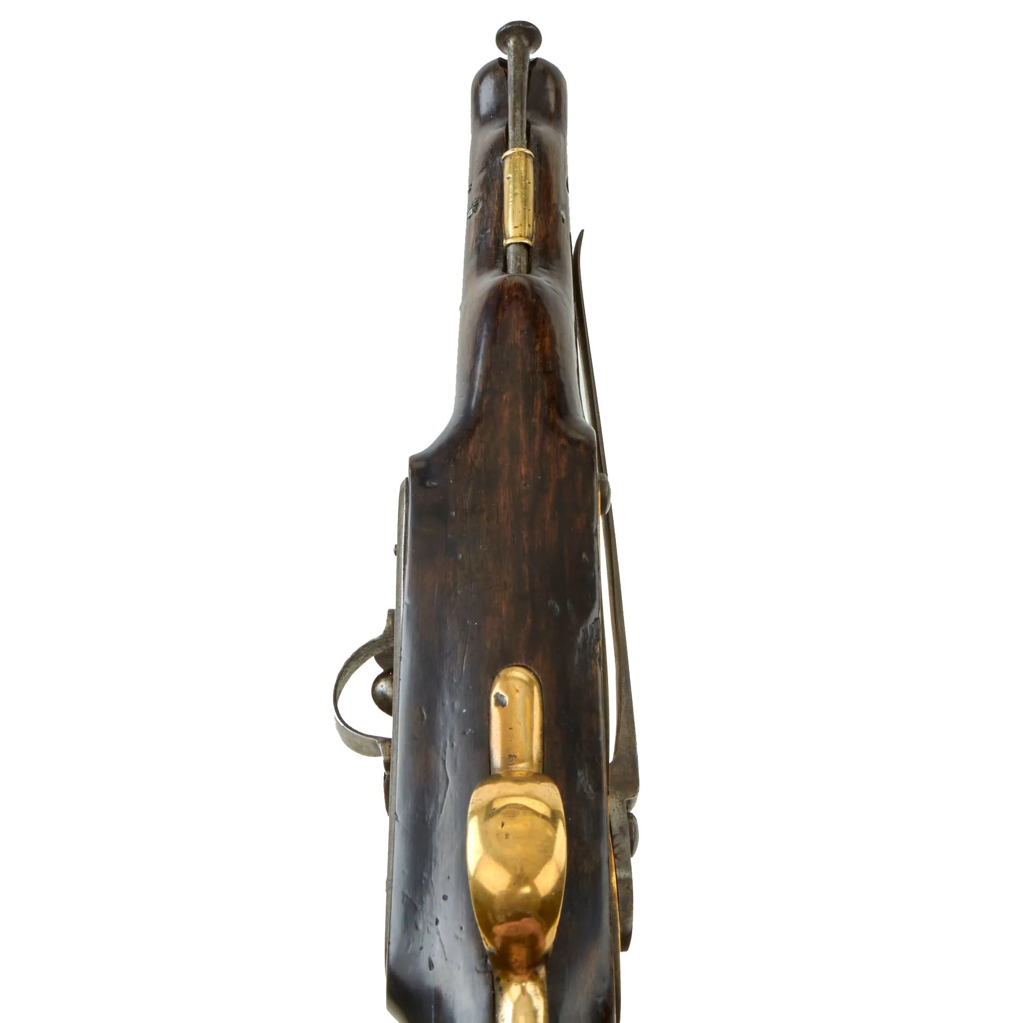 Original British Napoleonic P-1796 Heavy Dragoon Pistol by Henry Nock with Internal Hammer & Pan Shield Marked “For His Majesty’s Royal Marines” - Possibly Experimental & Unique