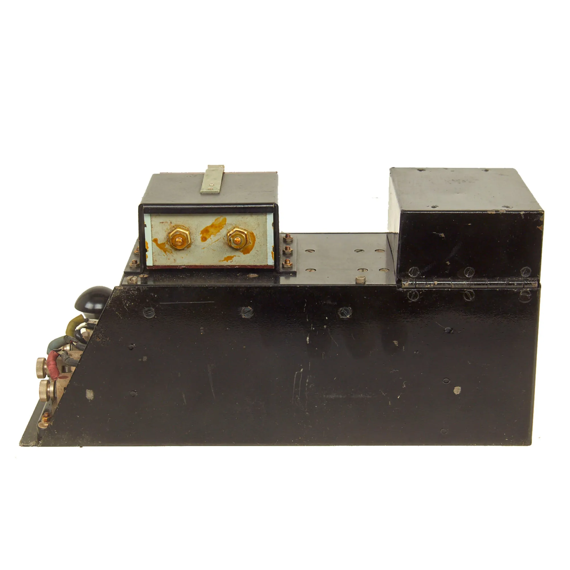 Original British WWII US Issue Fullerphone Modified Mk V Portable Telegraph Signaling Device With Mk II Case