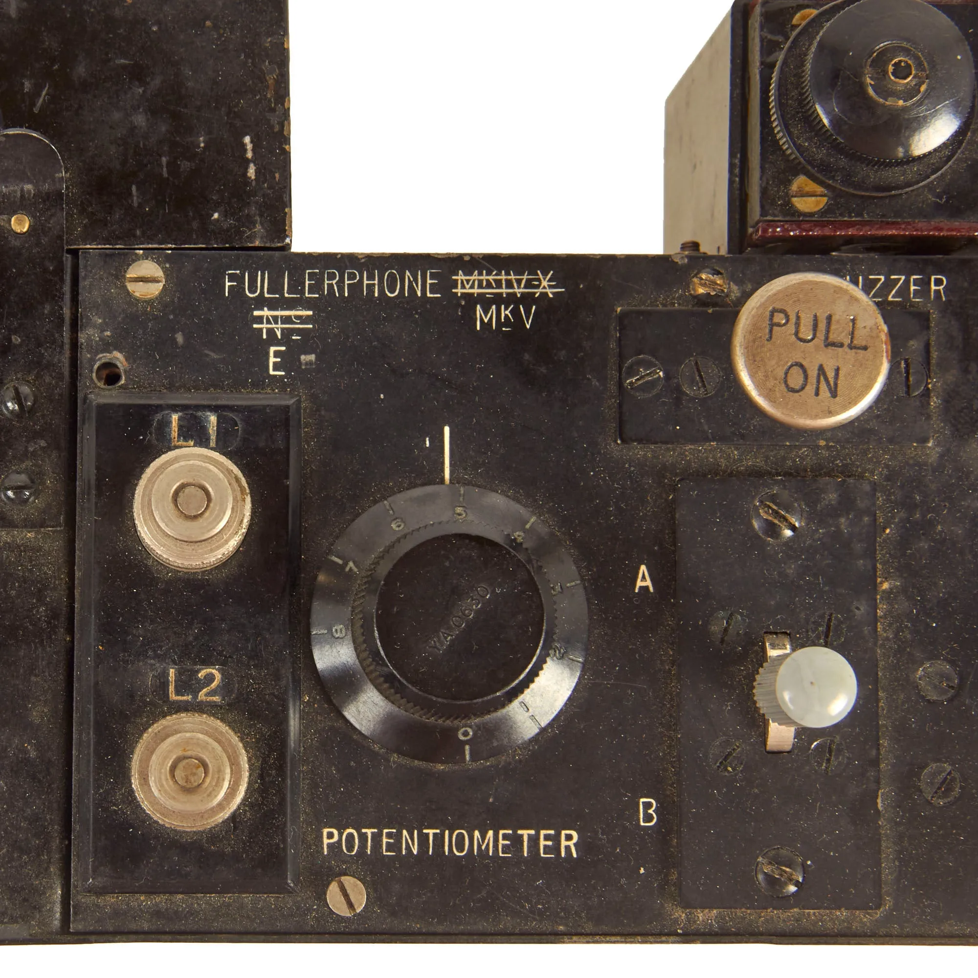 Original British WWII US Issue Fullerphone Modified Mk V Portable Telegraph Signaling Device With Mk II Case