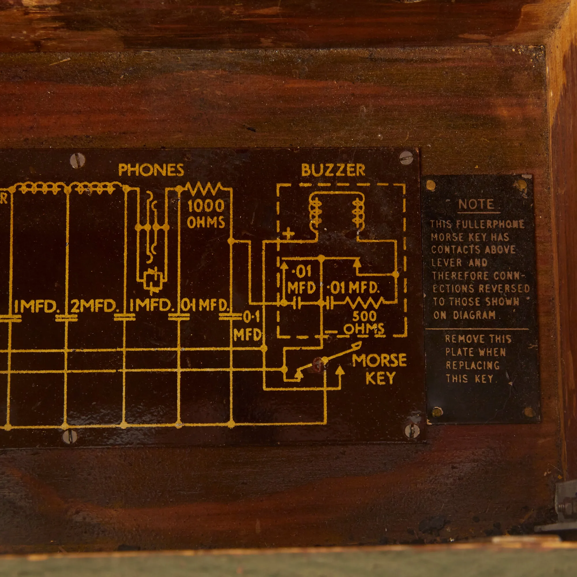 Original British WWII US Issue Fullerphone Modified Mk V Portable Telegraph Signaling Device With Mk II Case