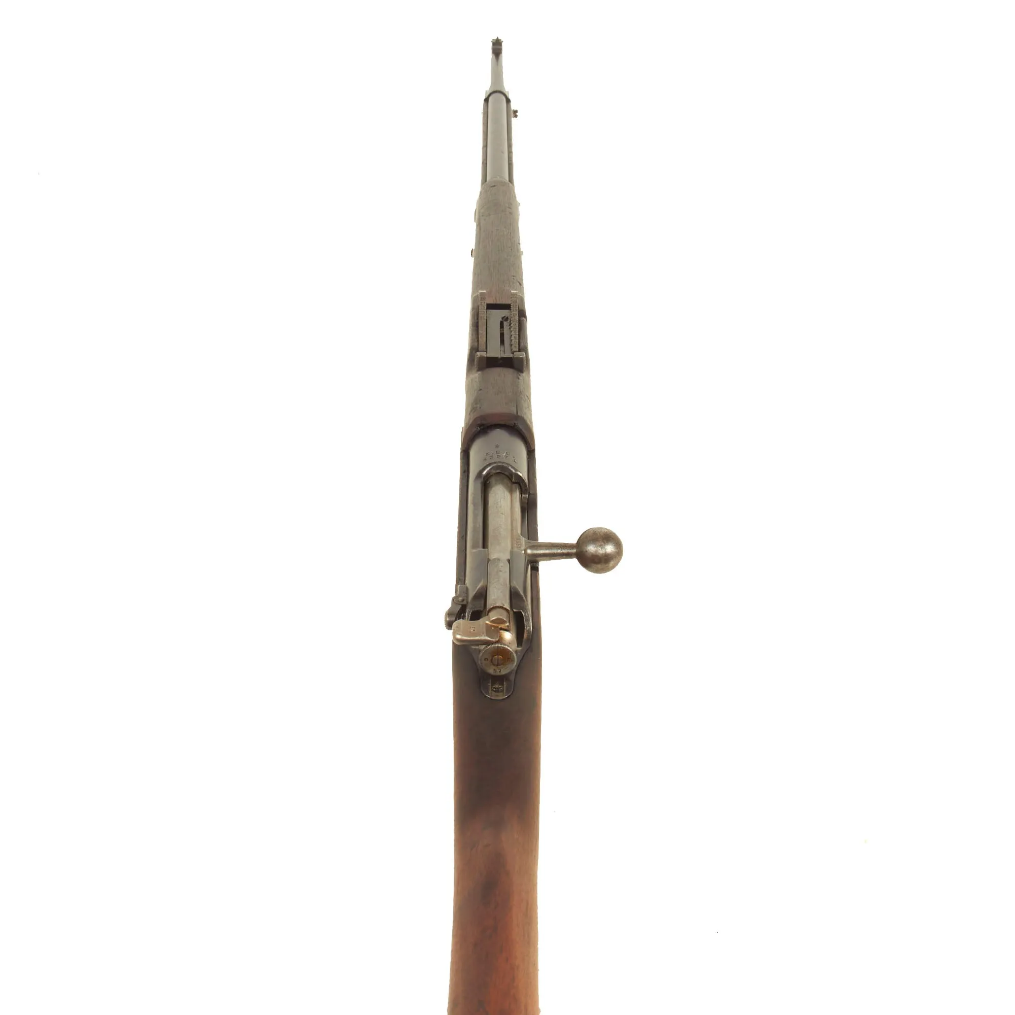 Original Dutch Pre-WWI Geweer M. 95 Mannlicher Rifle by ŒWG Steyr Converted to K.S.O. .22 Trainer - Serial 8357C - Dated 1896
