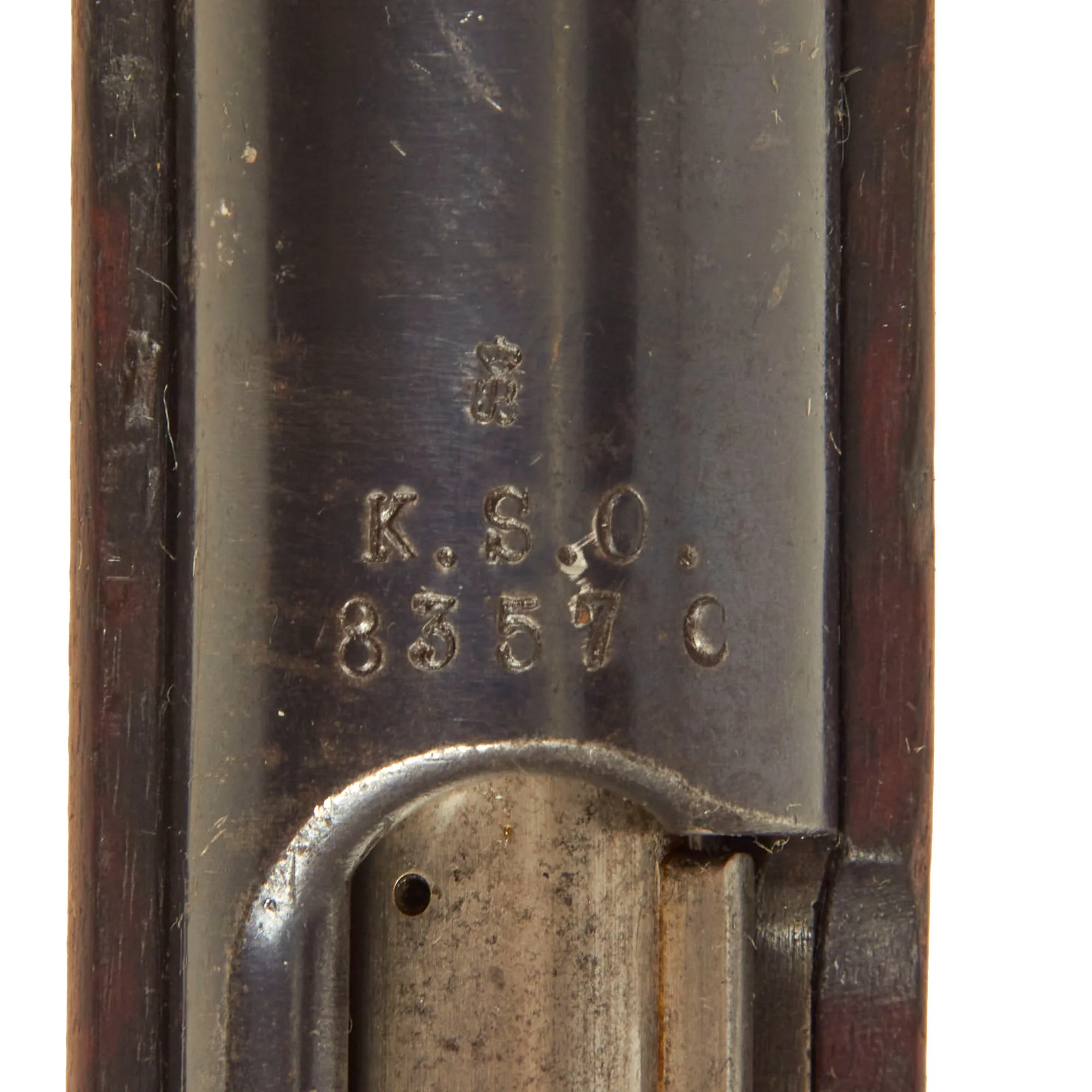 Original Dutch Pre-WWI Geweer M. 95 Mannlicher Rifle by ŒWG Steyr Converted to K.S.O. .22 Trainer - Serial 8357C - Dated 1896