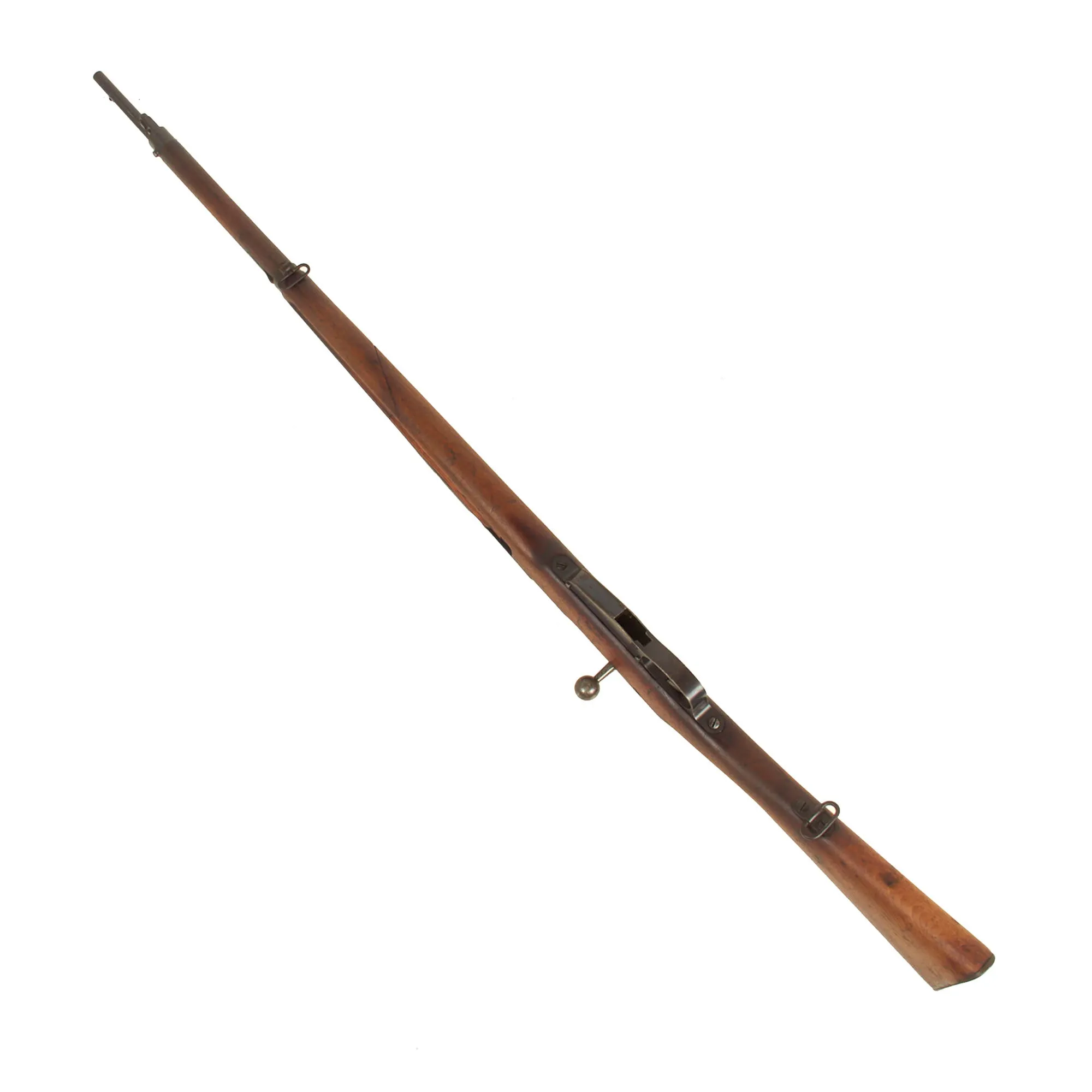 Original Dutch Pre-WWI Geweer M. 95 Mannlicher Rifle by ŒWG Steyr Converted to K.S.O. .22 Trainer - Serial 8357C - Dated 1896
