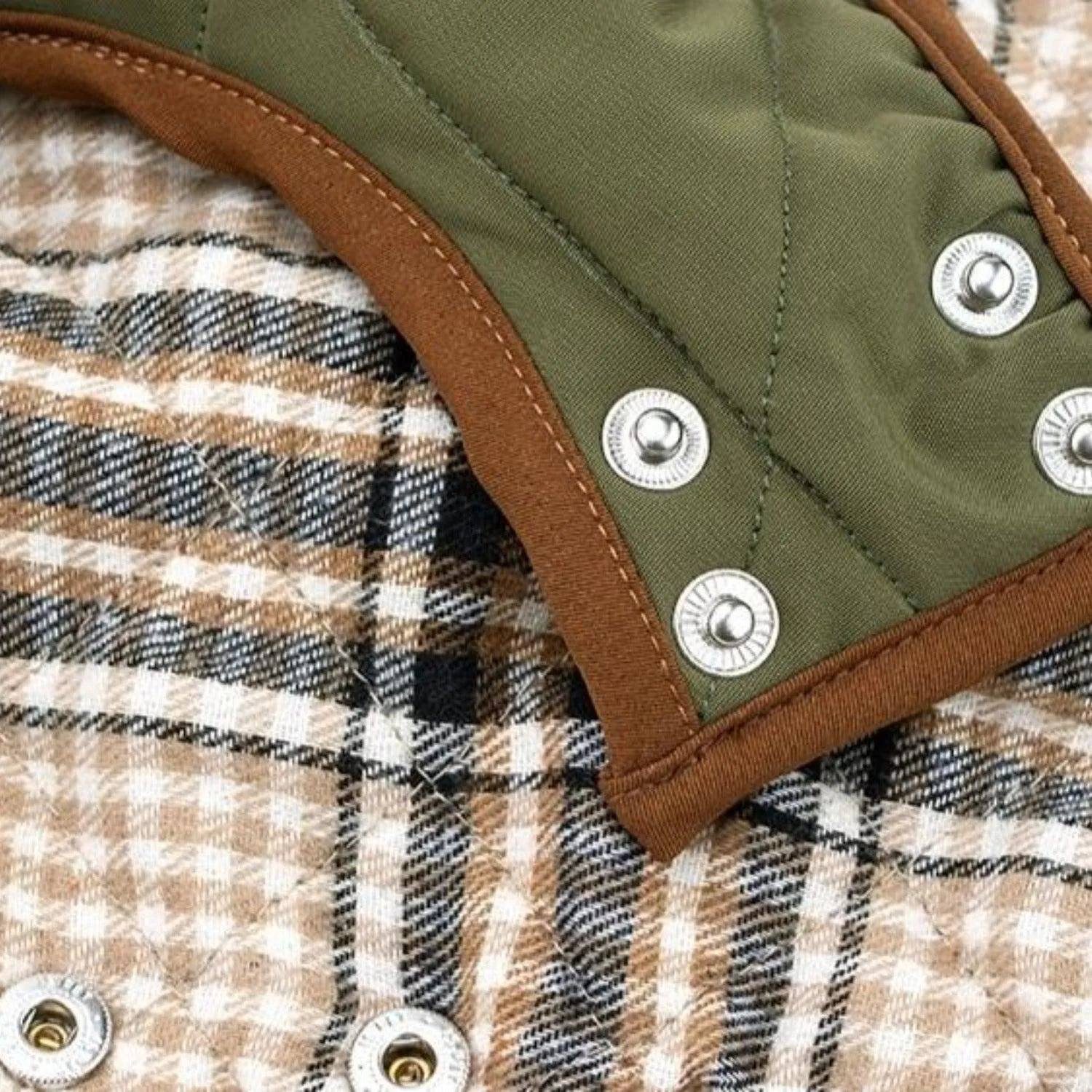 Oxford Quilted Dog Coat