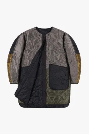 Patchwork Signature Quilt Jacket - Granite / Black