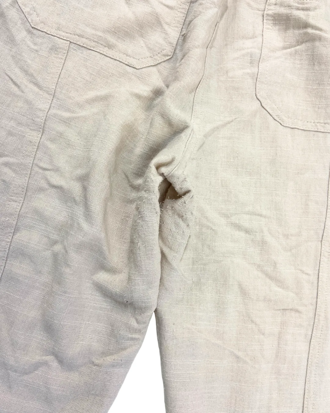 Peacocks Cream Drawstring Trousers