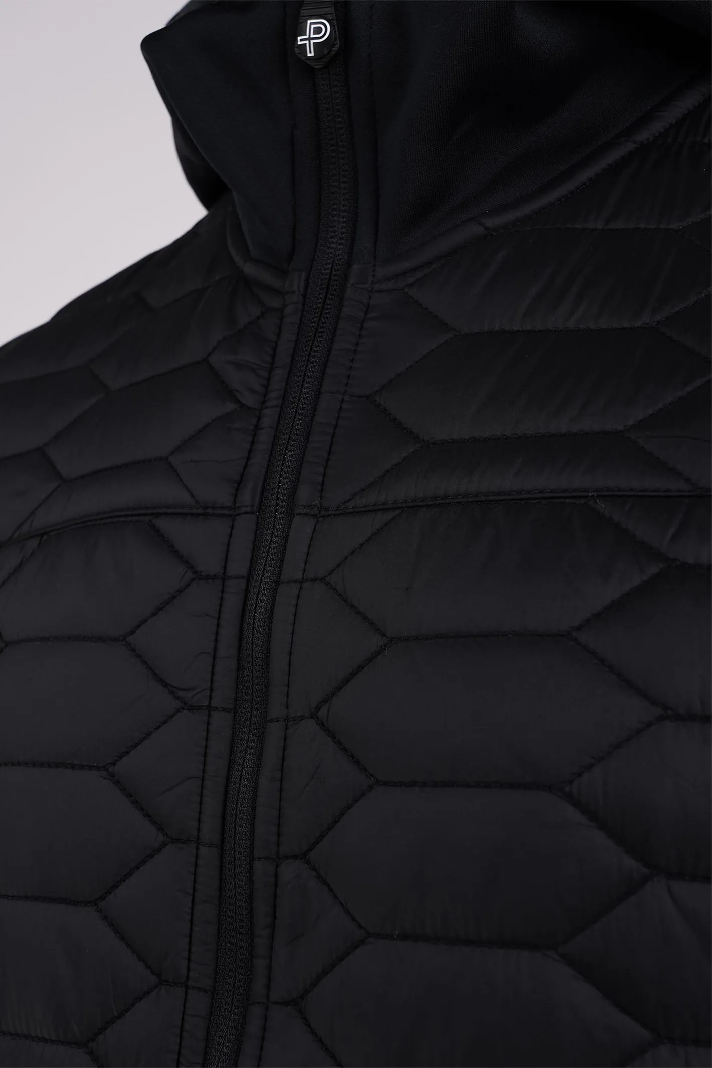 Pelle P Coat W Levo Quilted Zip Ink Black PP4226-0996