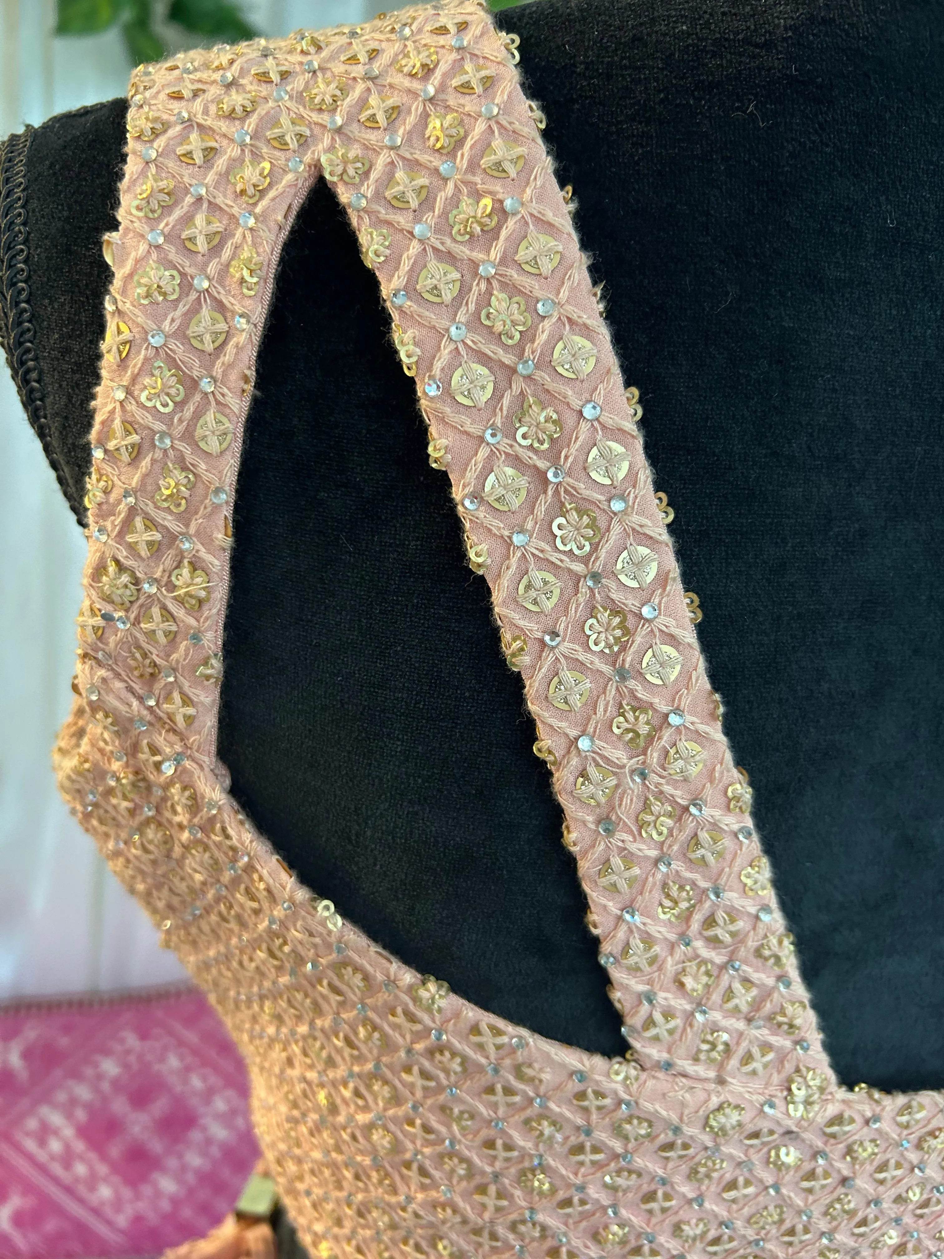 Pink Sharara Set with Cape