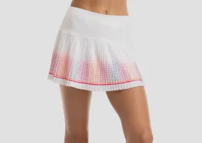 Pleated Colorful Stripe Skort