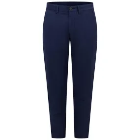 Polo Golf Straight Fit Bedford Linen Trousers Navy - SU24