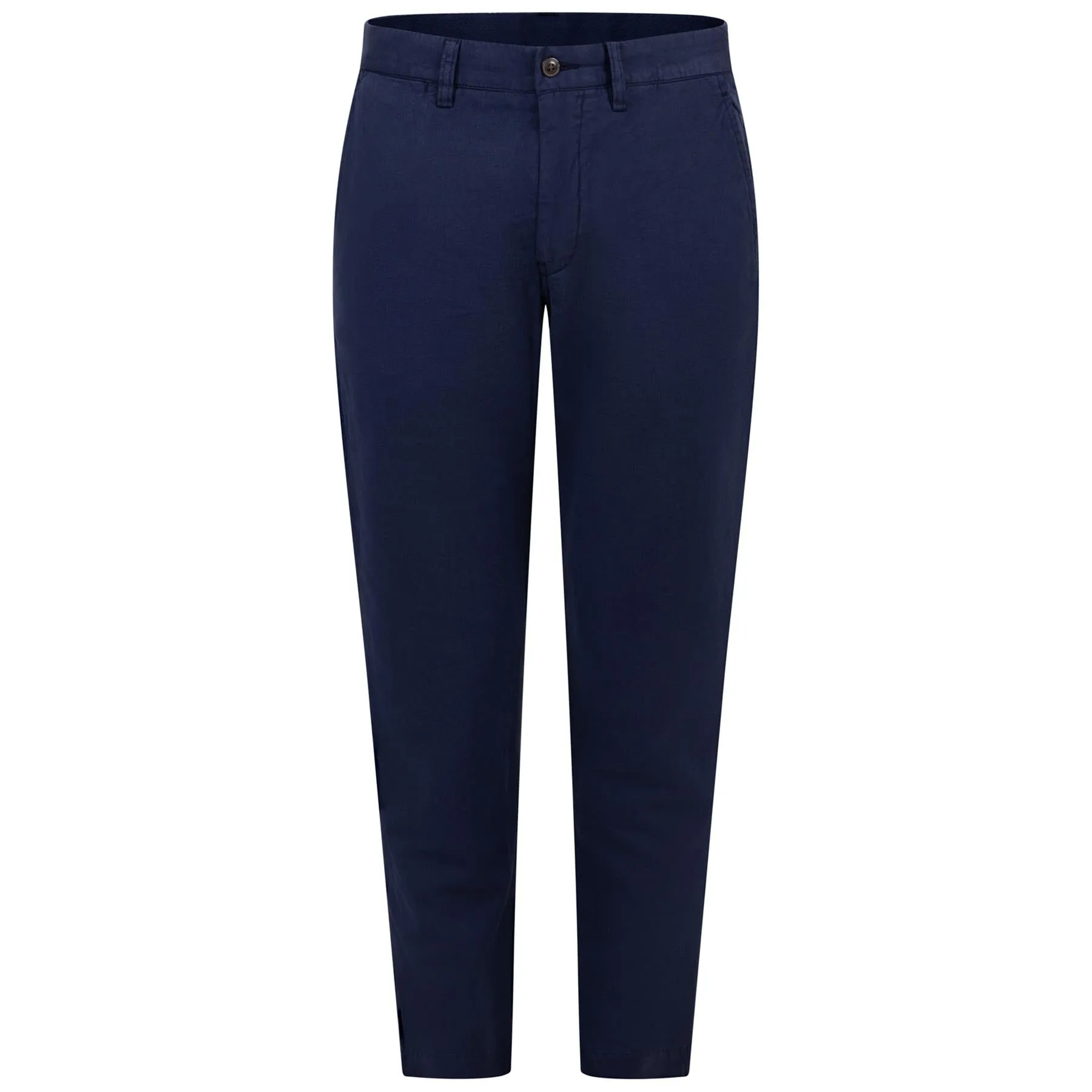 Polo Golf Straight Fit Bedford Linen Trousers Navy - SU24