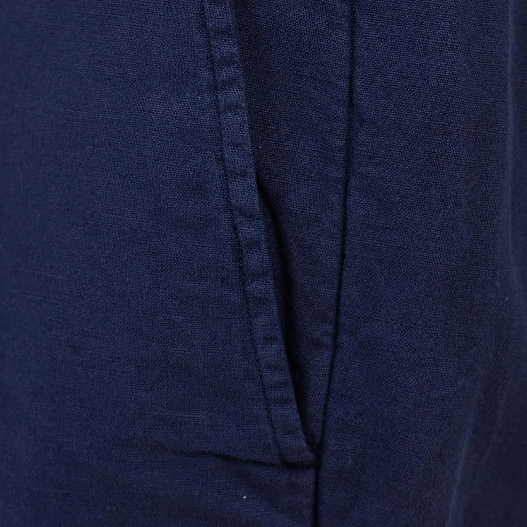 Polo Golf Straight Fit Bedford Linen Trousers Navy - SU24