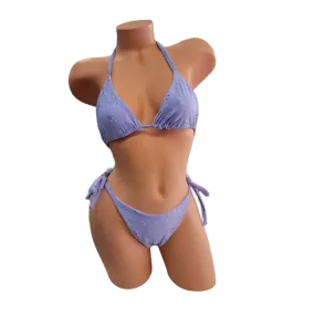 Poolside Pastel Lavender Triangle Top