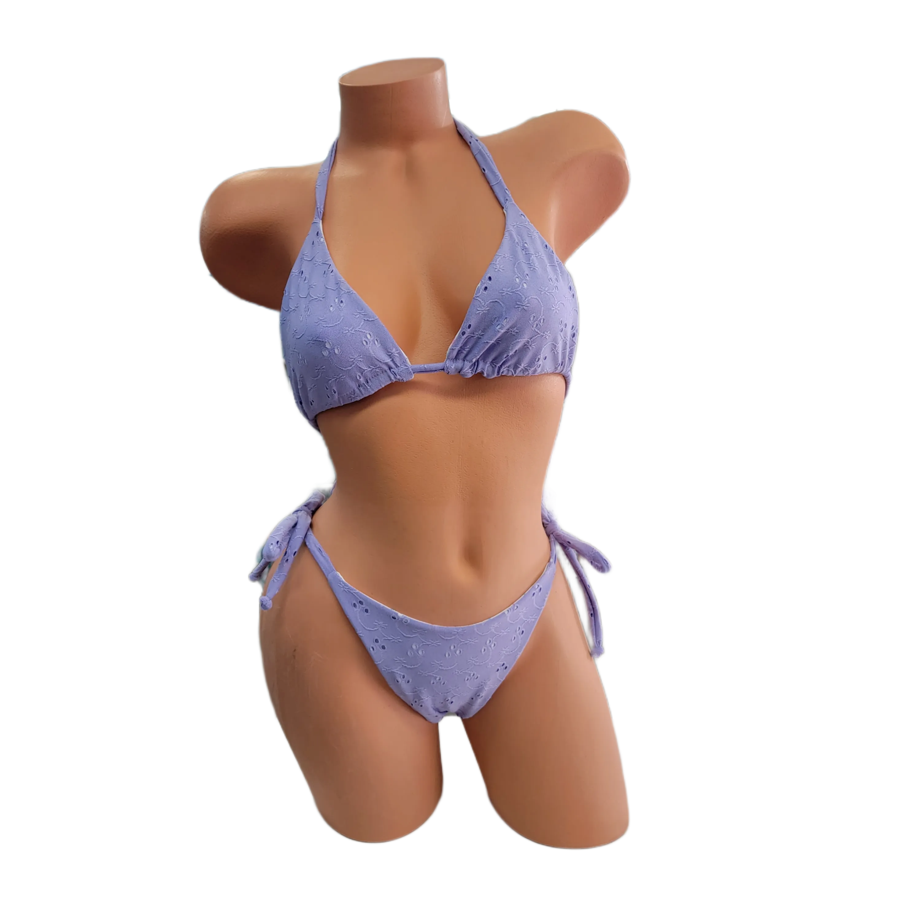 Poolside Pastel Lavender Triangle Top