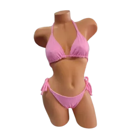 Poolside Pastel Pink Sorbet Triangle Top