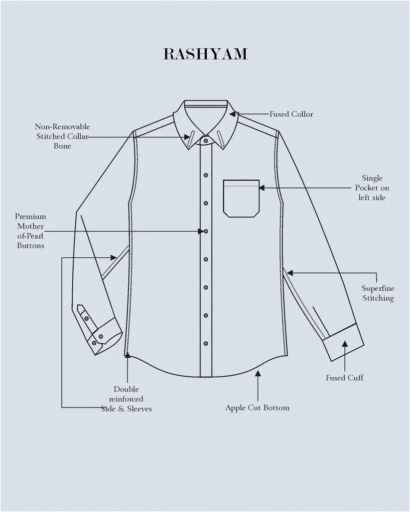 Premium Tealish Blue Leaf Printed Designer Shirt For Men