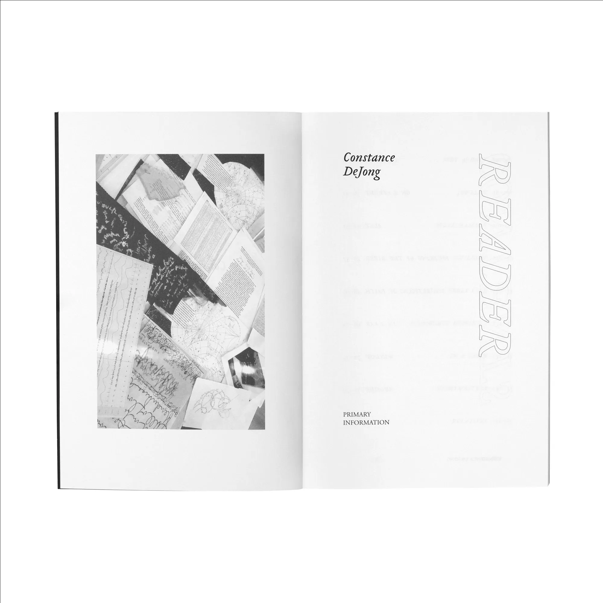 Reader: Constance DeJong - Softcover