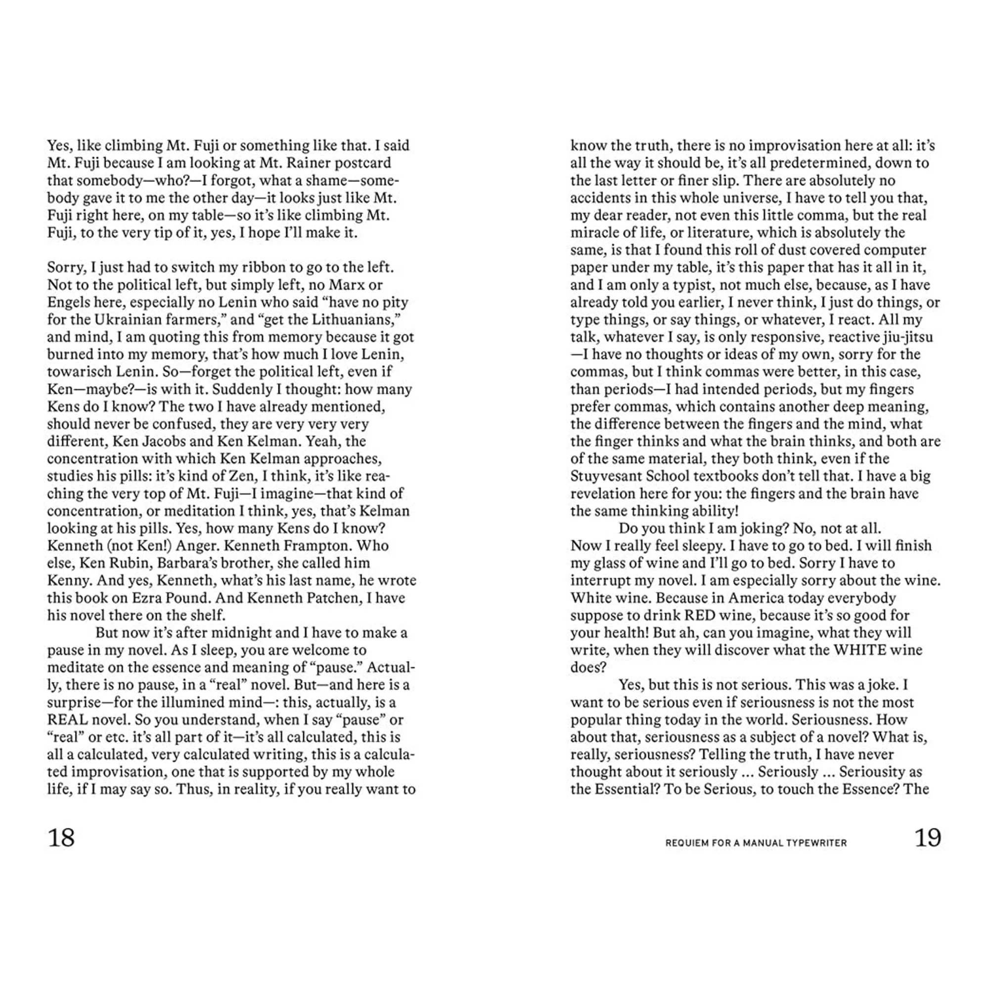 Requiem For A Manual Typewriter - Softcover